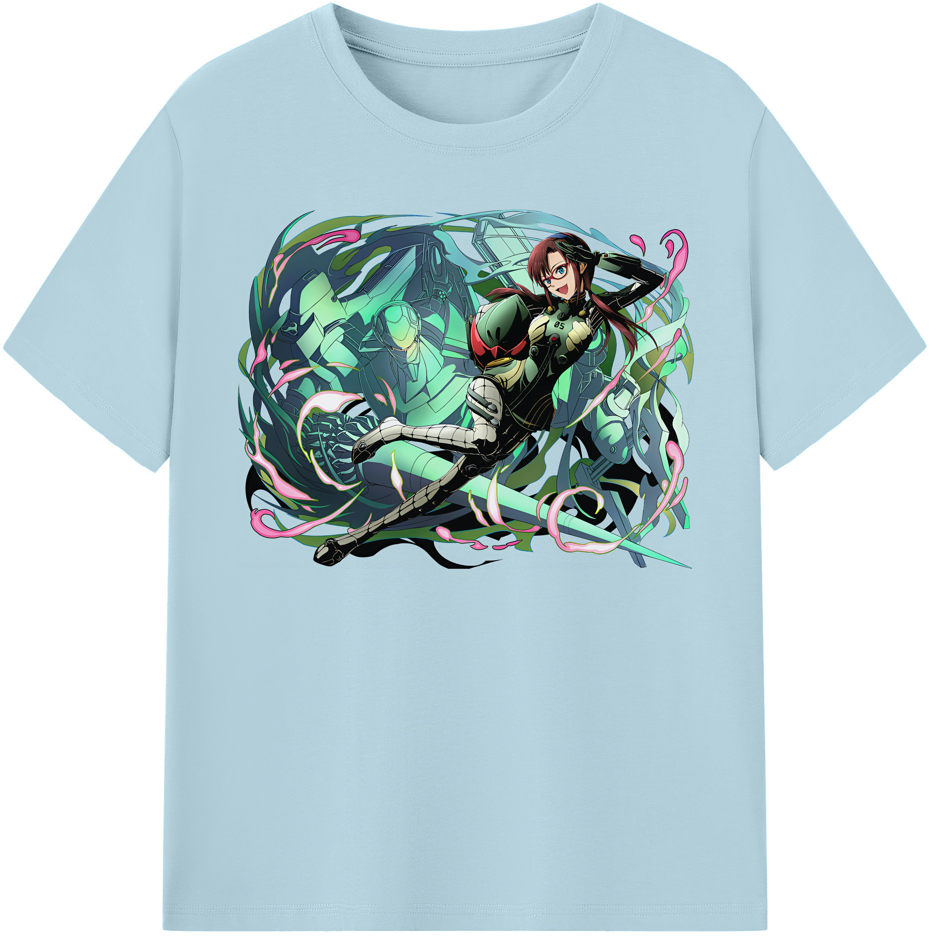 （画像用） EVA 新世紀エヴァンゲリオン 綿100％半袖Tシャツ（フロントプリント）